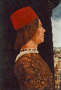 Ercole Roberti Portrait of Giovanni II Bentivoglio oil painting reproduction